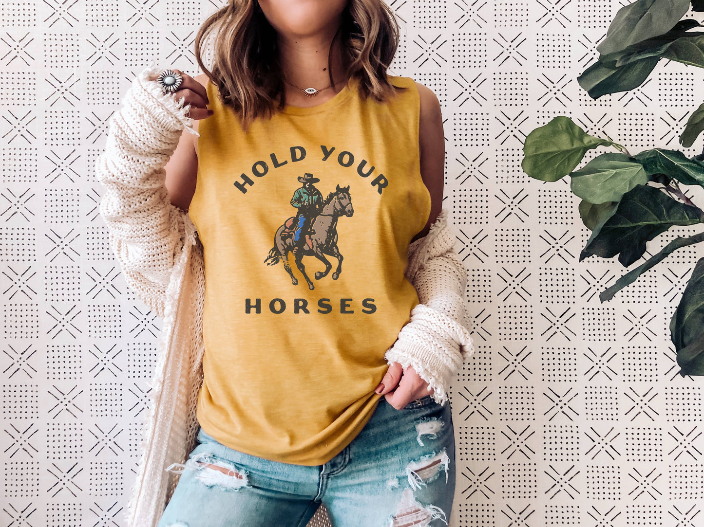 Hold your Horses Boxy Tank
