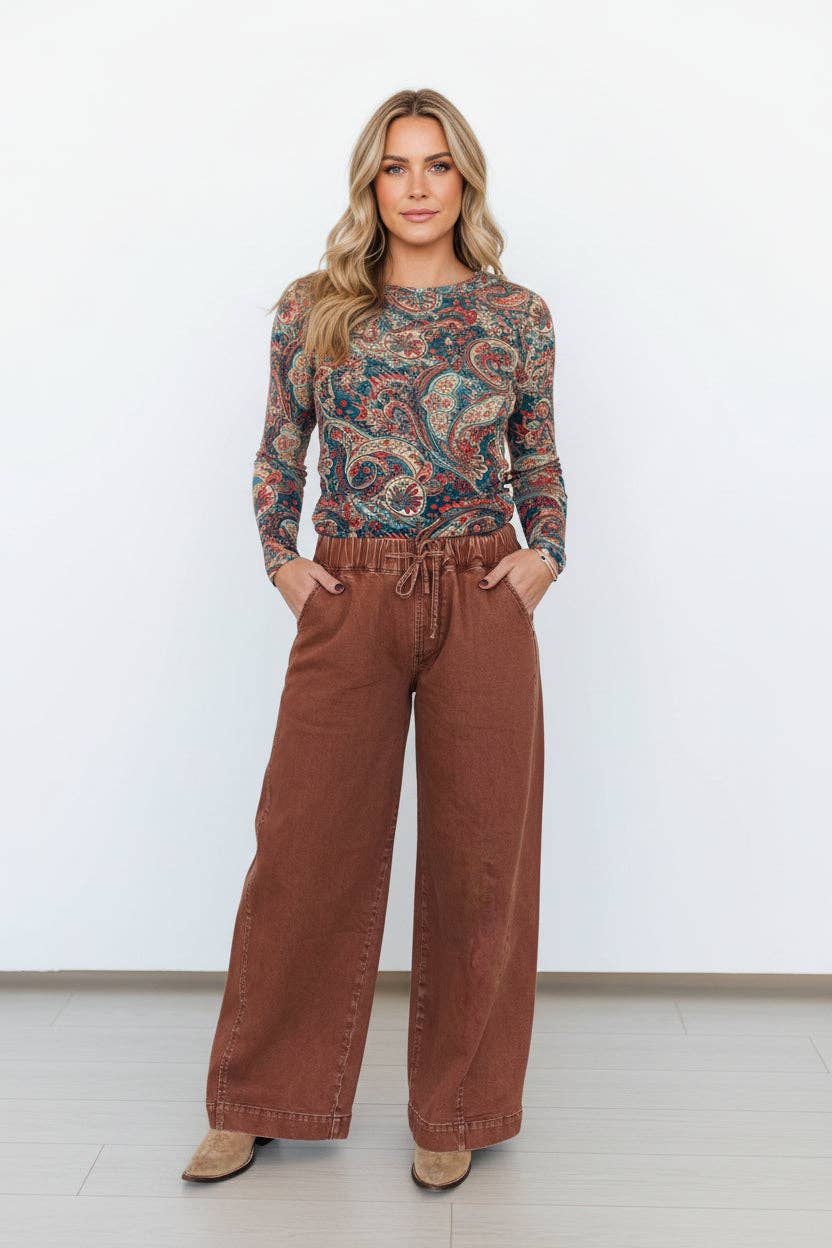 TH60 RUST OVERSIZED JEAN