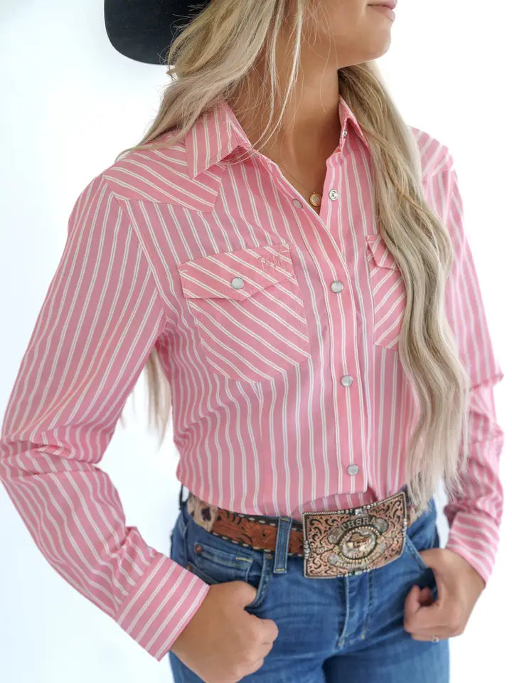 Dusty Rose Pearl Snap