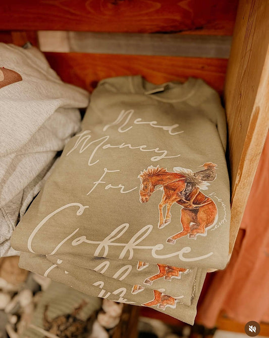 Need money for coffee tee