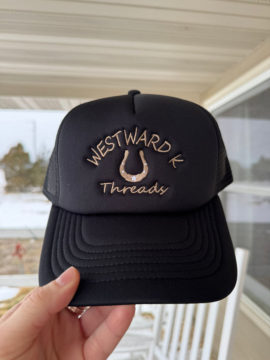 Westward K Threads Hat - Black