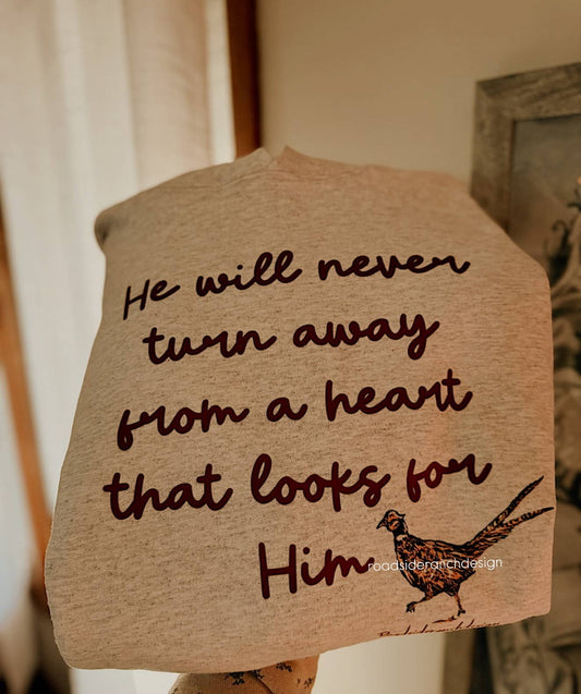 Heart that looks for him